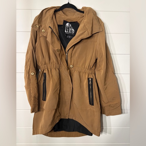 G.E.T. Jackets & Blazers - GET Women's Tan Utility Jacket